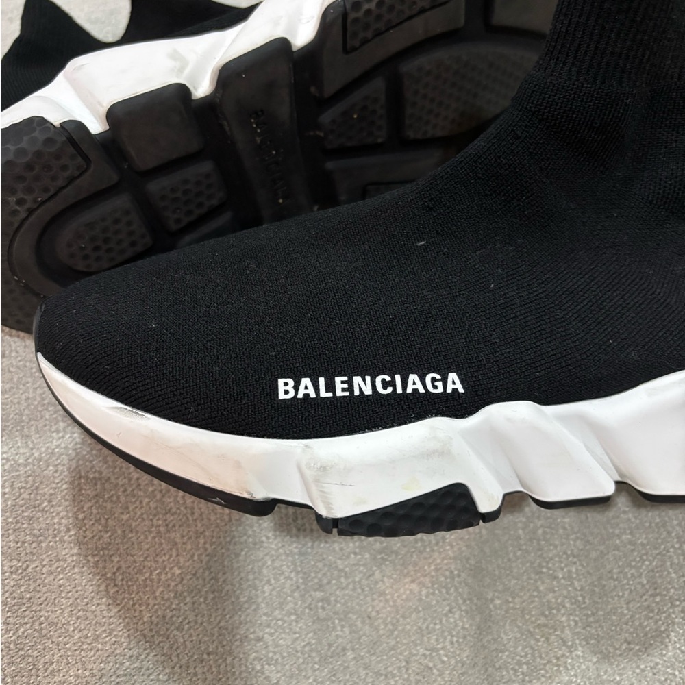 BALENCIAGA Speed 2.0 Knit Sock Trainer Sneakers sz 8 - Picture 2 of 7
